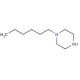 1-Hexylpiperazine (CAS 51619-55-7) - chemical structure image