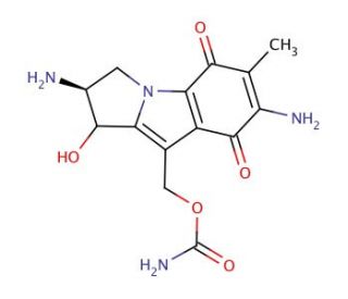 1-Hydroxy-2,7-diamino Mitosene (Mixture cis/trans) - chemical structure image