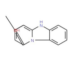 1-Hydroxy-3-methyl-benzo[4,5]imidazo[1,2-a]-pyridine-4-carboxylic acid - chemical structure image