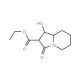 1-Hydroxy-3-oxo-octahydro-indolizine-2-carboxylic acid ethyl ester - chemical structure image