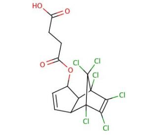 1-Hydroxychlorodiene Hemisuccinate - chemical structure image