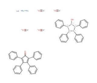 1-Hydroxytetraphenyl-cyclopentadienyl(tetraphenyl-2,4-cyclopentadien-1-one)-&mu;-hydrotetracarbonyldiruthenium(II) (CAS 104439-7