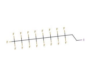 1-Iodo-1H,1H,2H,2H-perfluorodecane (CAS 2043-53-0) - chemical structure image