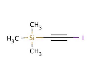 1-Iodo-2-(trimethylsilyl)acetylene (CAS 18163-47-8) - chemical structure image