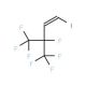1-Iodo-3,4,4,4-tetrafluoro-3-(trifluoromethyl)but-1-ene (CAS 24716-85-6) - chemical structure image