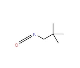 1-isocyanato-2,2-dimethylpropane (CAS 15592-29-7) - chemical structure image