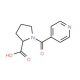 1-isonicotinoylpyrrolidine-2-carboxylic acid - chemical structure image