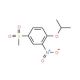 1-isopropoxy-4-(methylsulfonyl)-2-nitrobenzene - chemical structure image