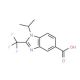 1-Isopropyl-2-(trifluoromethyl)-1H-benzimidazole-5-carboxylic acid (CAS 306935-42-2) - chemical structure image