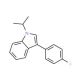 1-Isopropyl-3-(4-fluorophenyl)indole (CAS 93957-49-4) - chemical structure image