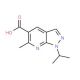 1-isopropyl-6-methyl-1H-pyrazolo[3,4-b]pyridine-5-carboxylic acid - chemical structure image