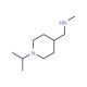(1-Isopropyl-piperidin-4-ylmethyl)-methyl-amine - chemical structure image