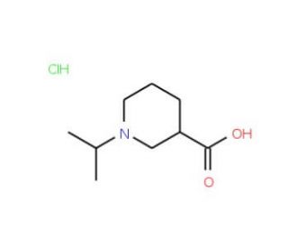 1-Isopropylpiperidine-3-carboxylic acid hydrochloride (CAS 50678-87-0) - chemical structure image