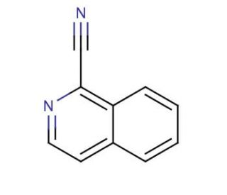 1-Isoquinolinecarbonitrile (CAS 1198-30-7) - chemical structure image