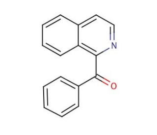 1-Isoquinolinyl phenyl ketone (CAS 16576-23-1) - chemical structure image