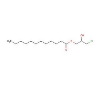 1-Lauroyl-3-chloropropanediol (CAS 20542-96-5) - chemical structure image