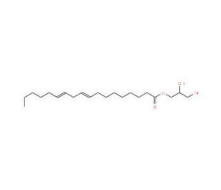1-Linoleoyl Glycerol (CAS 2258-92-6) - chemical structure image