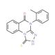 1-mercapto-4-(2-methylphenyl)[1,2,4]triazolo[4,3-a]quinazolin-5(4H)-one - chemical structure image