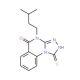 1-mercapto-4-(3-methylbutyl)[1,2,4]triazolo[4,3-a]quinazolin-5(4H)-one - chemical structure image