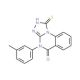 1-mercapto-4-(3-methylphenyl)[1,2,4]triazolo[4,3-a]quinazolin-5(4H)-one (CAS 67442-91-5) - chemical structure image