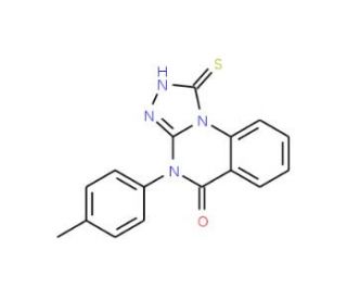 1-Mercapto-4-p-tolyl-4H-[1,2,4]triazolo[4,3-a]quinazolin-5-one - chemical structure image