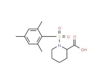 1-(mesitylsulfonyl)piperidine-2-carboxylic acid - chemical structure image