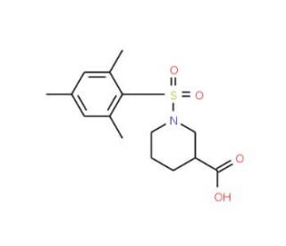 1-(mesitylsulfonyl)piperidine-3-carboxylic acid - chemical structure image