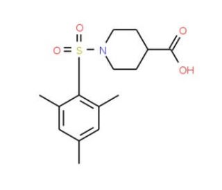1-(mesitylsulfonyl)piperidine-4-carboxylic acid - chemical structure image