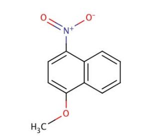 1-Methoxy-4-nitronaphthalene (CAS 4900-63-4) - chemical structure image