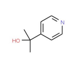 1-Methyl-1-(4-pyridyl)ethanol (CAS 15031-78-4) - chemical structure image