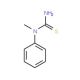 1-Methyl-1-phenyl-2-thiourea (CAS 4104-75-0) - chemical structure image