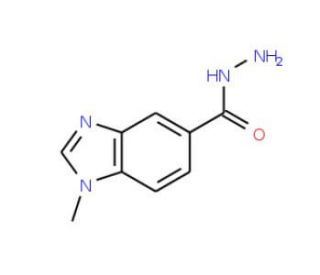 1-Methyl-1H-1,3-benzimidazole-5-carbohydrazide - chemical structure image