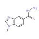 1-Methyl-1H-1,3-benzimidazole-5-carbohydrazide - chemical structure image