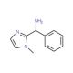 (1-methyl-1H-imidazol-2-yl)(phenyl)methylamine (CAS 871565-28-5) - chemical structure image