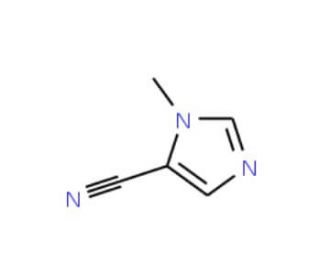 1-Methyl-1H-imidazole-5-carbonitrile (CAS 66121-66-2) - chemical structure image