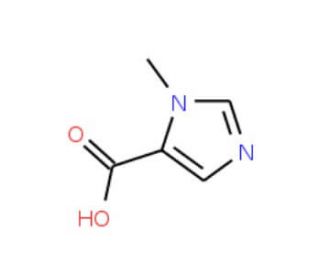 1-Methyl-1H-imidazole-5-carboxylic acid (CAS 41806-40-0) - chemical structure image