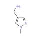 (1-methyl-1H-pyrazol-4-yl)methylamine (CAS 400877-05-6) - chemical structure image