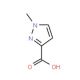 1-Methyl-1H-pyrazole-3-carboxylic acid (CAS 25016-20-0) - chemical structure image