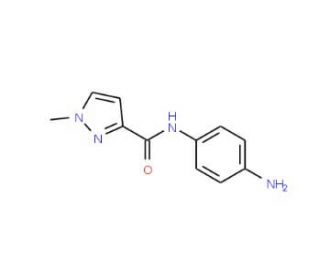 1-Methyl-1H-pyrazole-3-carboxylic acid(4-amino-phenyl)-amide - chemical structure image
