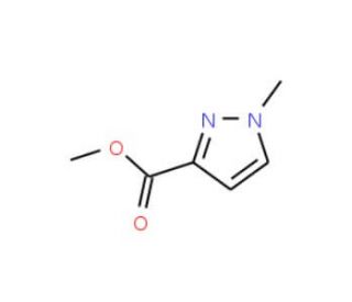 1-Methyl-1H-pyrazole-3-carboxylic acid methyl ester (CAS 51985-95-6) - chemical structure image
