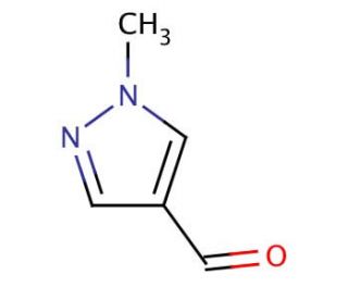 1-Methyl-1H-pyrazole-4-carboxaldehyde (CAS 25016-11-9) - chemical structure image