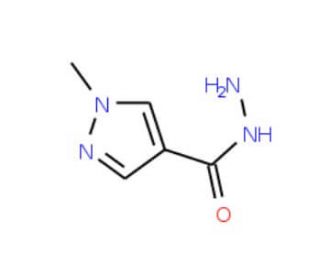 1-Methyl-1H-pyrazole-4-carboxylic acid hydrazide - chemical structure image