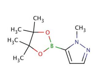 1-Methyl-1H-pyrazole-5-boronic acid pinacol ester (CAS 847818-74-0) - chemical structure image