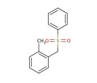 1-Methyl-2-[(phenylsulfonyl)methyl]benzene (CAS 71996-48-0) - chemical structure image