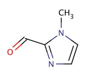 1-Methyl-2-imidazolecarboxaldehyde (CAS 13750-81-7) - chemical structure image
