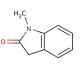 1-Methyl-2-oxindole (CAS 61-70-1) - chemical structure image