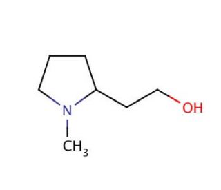 1-Methyl-2-pyrrolidine ethanol (CAS 67004-64-2) - chemical structure image