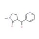 1-Methyl-3-(3′-pyridylcarbonyl-1,2′,3′,4′,5′,6′-13C6-pyrrolidinone (CAS 1189492-36-1) - chemical structure image