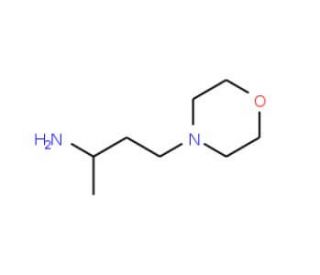 1-Methyl-3-morpholin-4-yl-propylamine (CAS 18247-01-3) - chemical structure image