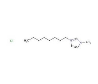 1-Methyl-3-octylimidazolium chloride (CAS 64697-40-1) - chemical structure image